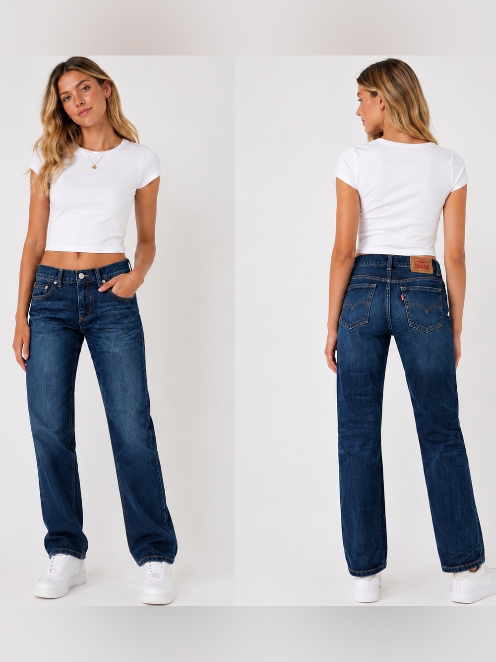 Levi’s 505 Girls Jeans Size 16 Regular | Medium Wash Straight Leg Classic Denim